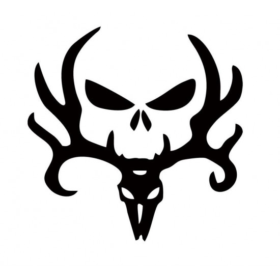 4" Deer Hunt Hunting Punisher Vinyl Decal Buy 2 get 3rd Free